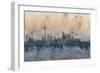 Toronto Canada Skyline-Michael Tompsett-Framed Art Print