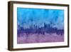 Toronto Canada Skyline-Michael Tompsett-Framed Art Print