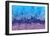 Toronto Canada Skyline-Michael Tompsett-Framed Art Print