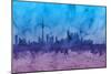 Toronto Canada Skyline-Michael Tompsett-Mounted Art Print