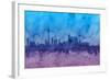 Toronto Canada Skyline-Michael Tompsett-Framed Art Print