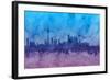 Toronto Canada Skyline-Michael Tompsett-Framed Art Print