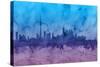 Toronto Canada Skyline-Michael Tompsett-Stretched Canvas