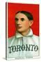 Toronto, Canada, Toronto Minor League, Jim McGinley, Baseball Card-Lantern Press-Stretched Canvas