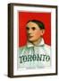 Toronto, Canada, Toronto Minor League, Jim McGinley, Baseball Card-Lantern Press-Framed Art Print