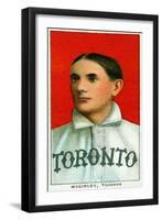 Toronto, Canada, Toronto Minor League, Jim McGinley, Baseball Card-Lantern Press-Framed Art Print