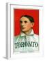 Toronto, Canada, Toronto Minor League, Jim McGinley, Baseball Card-Lantern Press-Framed Art Print