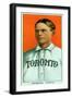 Toronto, Canada, Toronto Minor League, Moose Grimshaw, Baseball Card-Lantern Press-Framed Art Print