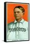 Toronto, Canada, Toronto Minor League, Moose Grimshaw, Baseball Card-Lantern Press-Framed Stretched Canvas