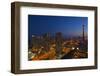 Toronto. City at Dusk with Cn Tower-Mike Grandmaison-Framed Photographic Print