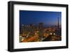 Toronto. City at Dusk with Cn Tower-Mike Grandmaison-Framed Photographic Print