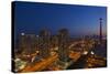 Toronto. City at Dusk with Cn Tower-Mike Grandmaison-Stretched Canvas