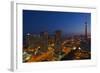 Toronto. City at Dusk with Cn Tower-Mike Grandmaison-Framed Photographic Print