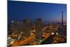Toronto. City at Dusk with Cn Tower-Mike Grandmaison-Mounted Photographic Print