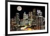 Toronto City Center at Night-null-Framed Art Print