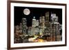 Toronto City Center at Night-null-Framed Art Print