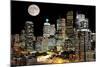 Toronto City Center at Night-null-Mounted Art Print