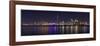 Toronto - City Night Panorama-null-Framed Art Print