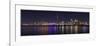 Toronto - City Night Panorama-null-Framed Art Print