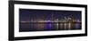 Toronto - City Night Panorama-null-Framed Art Print