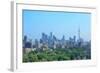 Toronto City Skyline View with Park and Urban Buildings-Songquan Deng-Framed Photographic Print