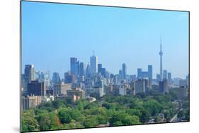 Toronto City Skyline View with Park and Urban Buildings-Songquan Deng-Mounted Photographic Print