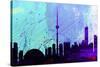 Toronto City Skyline-NaxArt-Stretched Canvas