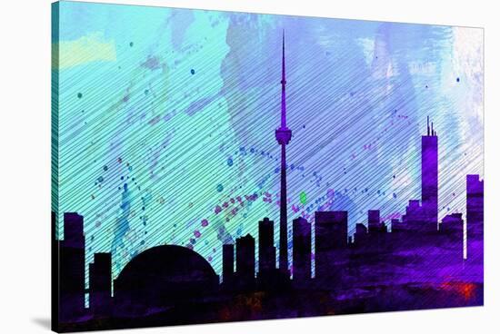 Toronto City Skyline-NaxArt-Stretched Canvas