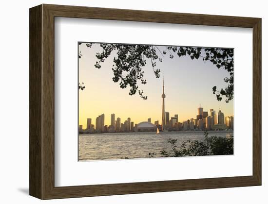 Toronto Cityscape Cent. Island-null-Framed Art Print