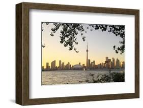 Toronto Cityscape Cent. Island-null-Framed Art Print