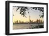 Toronto Cityscape Cent. Island-null-Framed Art Print