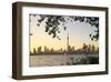 Toronto Cityscape Cent. Island-null-Framed Art Print