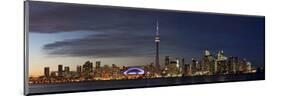 Toronto Cityscape Panorama-null-Mounted Art Print