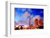 Toronto CN Tower At Night-null-Framed Art Print