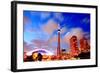 Toronto CN Tower At Night-null-Framed Art Print