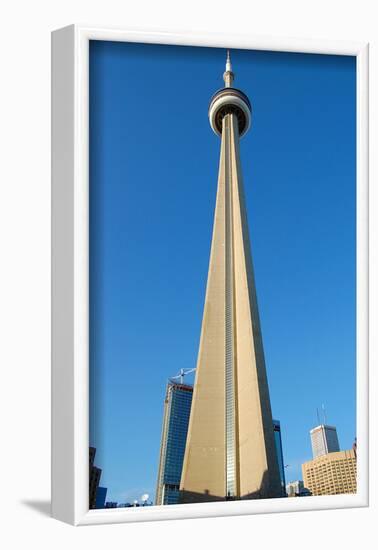 Toronto CN Tower Canada-null-Framed Art Print