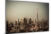 Toronto Downtown-null-Mounted Art Print