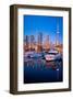 Toronto Harbor Area at Dusk-null-Framed Art Print