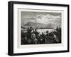 Toronto Harbour, a Sculling Match, Canada, Nineteenth Century-null-Framed Giclee Print