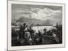 Toronto Harbour, a Sculling Match, Canada, Nineteenth Century-null-Mounted Giclee Print