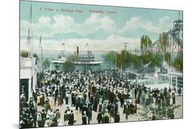 Toronto, Ontario - Hanlans Point Scene-Lantern Press-Mounted Premium Giclee Print