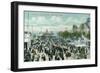 Toronto, Ontario - Hanlans Point Scene-Lantern Press-Framed Art Print