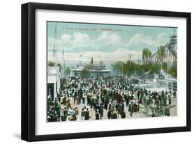 Toronto, Ontario - Hanlans Point Scene-Lantern Press-Framed Art Print