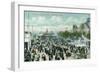 Toronto, Ontario - Hanlans Point Scene-Lantern Press-Framed Art Print