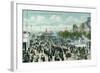 Toronto, Ontario - Hanlans Point Scene-Lantern Press-Framed Art Print