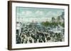 Toronto, Ontario - Hanlans Point Scene-Lantern Press-Framed Art Print