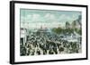 Toronto, Ontario - Hanlans Point Scene-Lantern Press-Framed Art Print