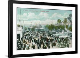 Toronto, Ontario - Hanlans Point Scene-Lantern Press-Framed Art Print