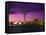 Toronto Skyline at Night, Canada-Jim Schwabel-Framed Stretched Canvas