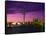 Toronto Skyline at Night, Canada-Jim Schwabel-Framed Stretched Canvas